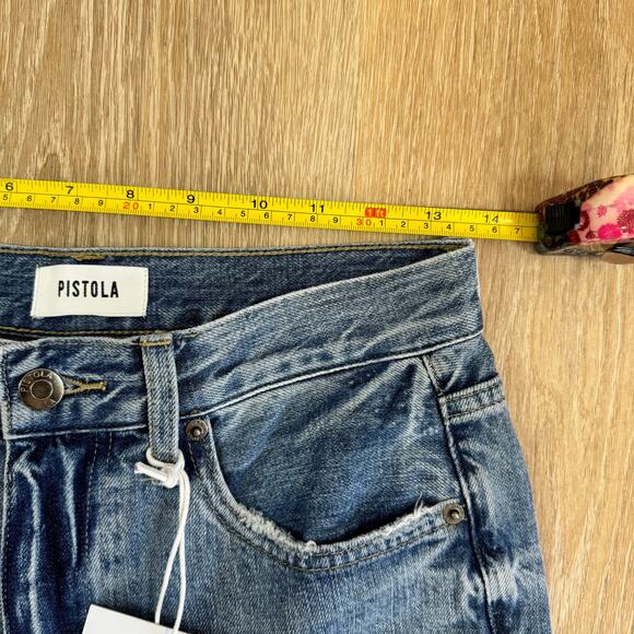 Pistola Presley High Rise Girlfriend Jeans- Size 26 - Picture 9 of 9